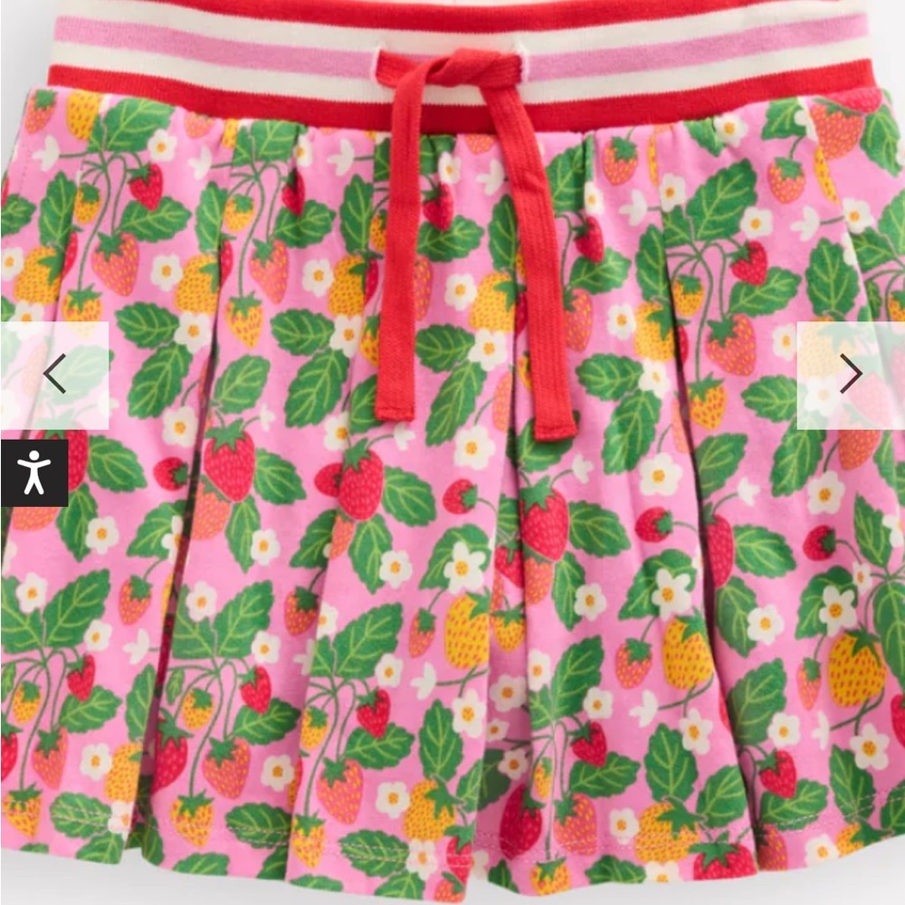 Mini Boden Pleated Jersey Skort 5-6 Years - Picture 3 of 7